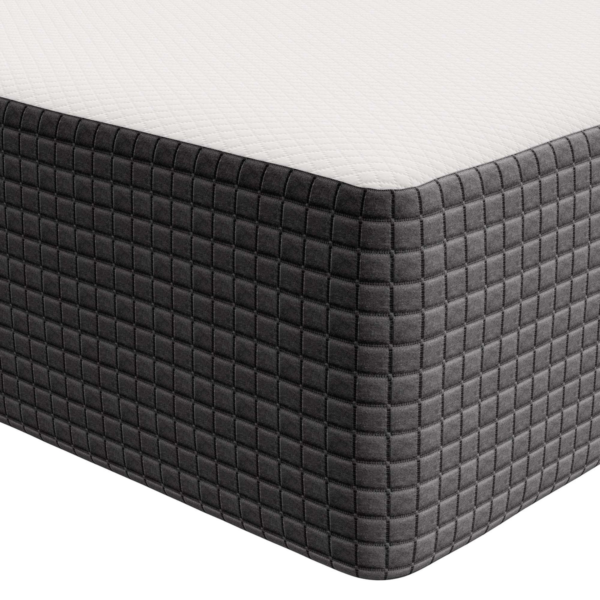 Aveline White 14" Memory Foam King Mattress - Ornate Home
