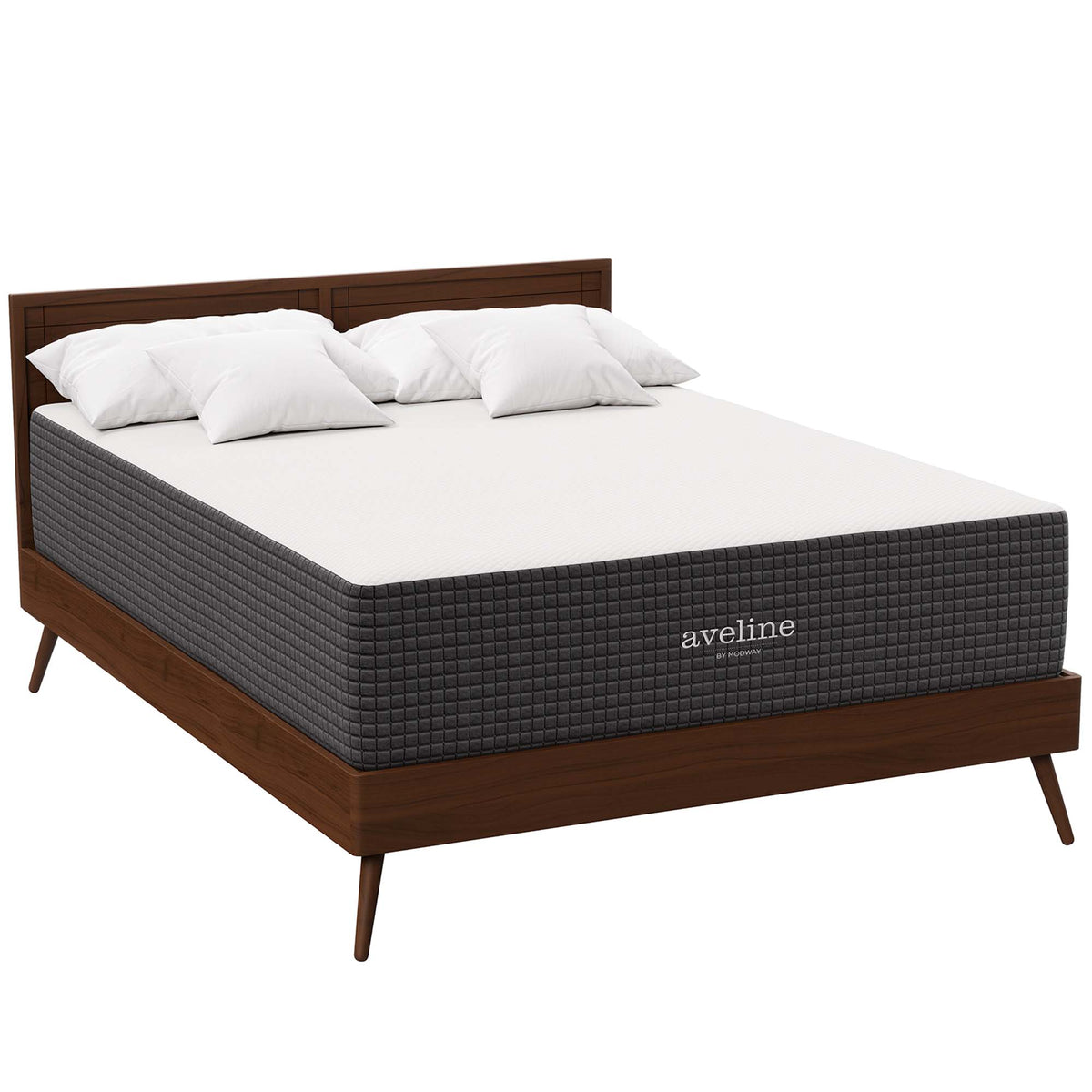 Aveline White 14" Memory Foam Queen Mattress - Ornate Home