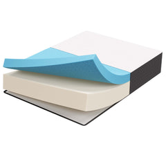 Aveline White 14" Memory Foam Queen Mattress - Ornate Home