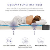 Aveline White 6" Queen Mattress - Ornate Home