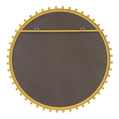 Avelyne Brass Round Mirror - Ornate Home