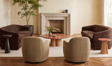 Aven Dark Brown Sofa - Ornate Home