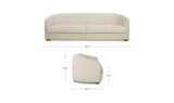 Aven Off White Sofa - Ornate Home