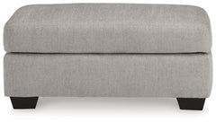 Avenal Park Flannel Oversized Chair & Ottoman - Ornate Home