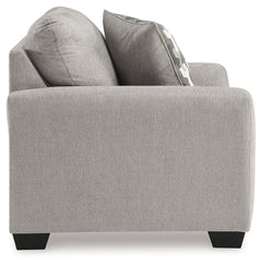 Avenal Park Flannel Oversized Chair & Ottoman - Ornate Home