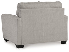 Avenal Park Flannel Oversized Chair & Ottoman - Ornate Home