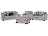 Avenal Park Flannel Sofa & Loveseat & Oversized Chair & Ottoman (Online Special Price) - Ornate Home