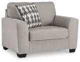 Avenal Park Flannel Sofa & Loveseat & Oversized Chair & Ottoman (Online Special Price) - Ornate Home