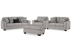 Avenal Park Flannel Sofa & Loveseat & Oversized Chair & Ottoman - Ornate Home