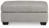 Avenal Park Gray Ottoman (Online Special Price) - Ornate Home