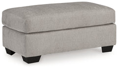 Avenal Park Gray Ottoman - Ornate Home