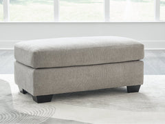 Avenal Park Gray Ottoman - Ornate Home