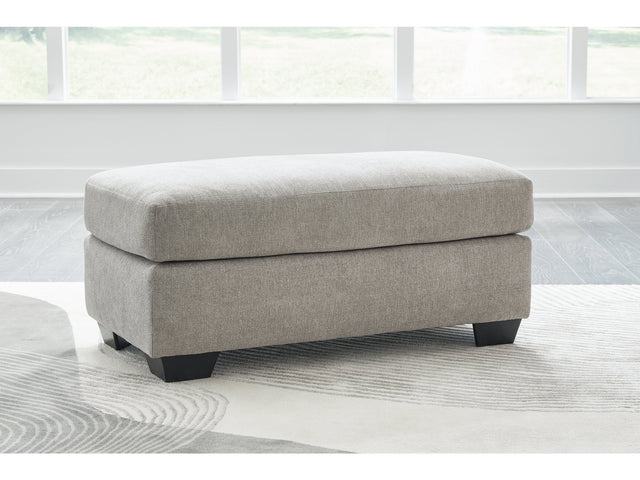 Avenal Park Gray Ottoman - Ornate Home