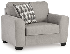 Avenal Park Gray Oversized Chair - Ornate Home