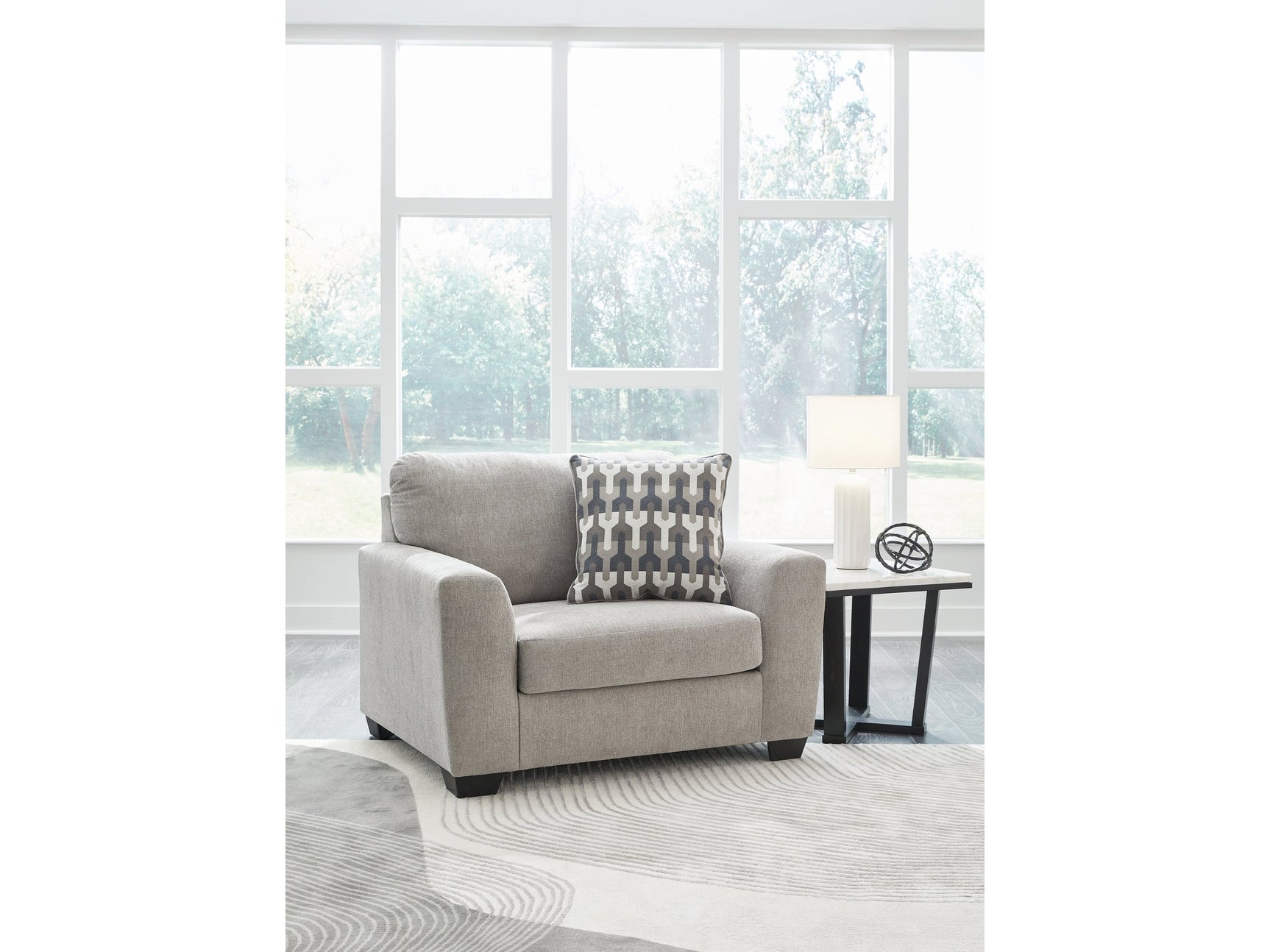 Avenal Park Gray Oversized Chair - Ornate Home