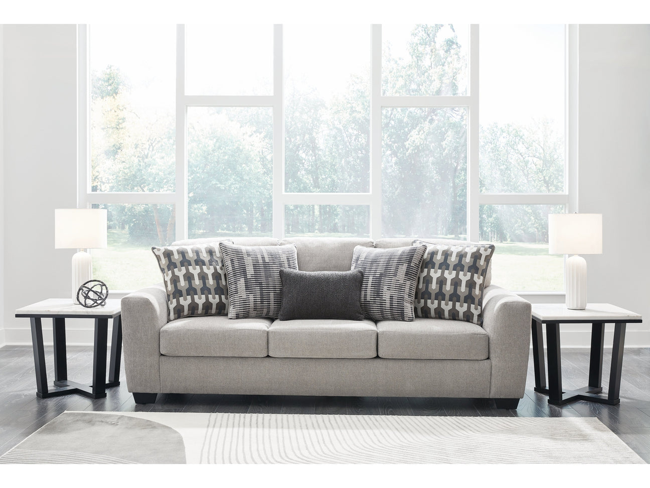 Avenal Park Gray Sofa - Ornate Home