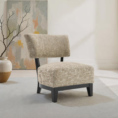 Aveni Beige Accent Chair - Ornate Home