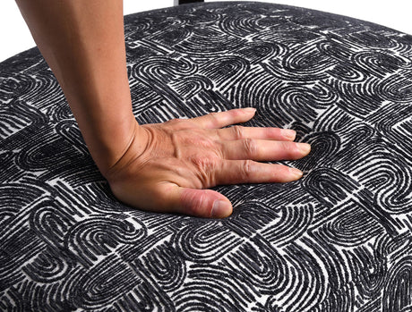 Aveni Black Accent Chair - Ornate Home