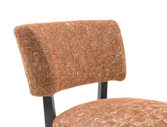 Aveni Rustic Orange Accent Chair - Ornate Home