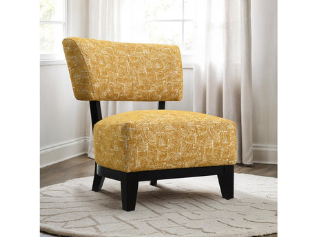 Aveni Yellow Accent Chair - Ornate Home
