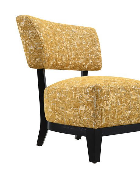 Aveni Yellow Accent Chair - Ornate Home