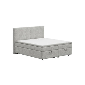 Avenia Gray Eastern King Bed w/Storage - Ornate Home