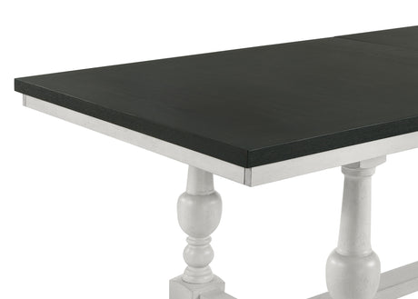 Aventine Vintage White 7-piece Dining Room Set - Ornate Home