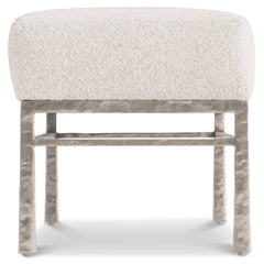 Aventura Beige/Frosted Nickel Bench - Ornate Home