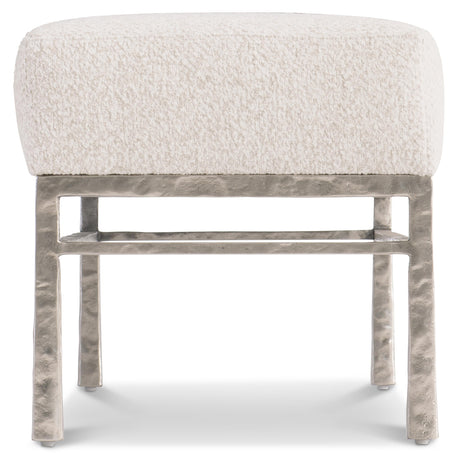 Aventura Beige/Frosted Nickel Bench - Ornate Home