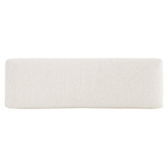 Aventura Beige/Frosted Nickel Bench - Ornate Home