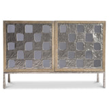 Aventura Door Frosted Nickel Chest - Ornate Home