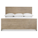 Aventura Frosted Nickel King Panel Bed