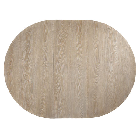 Aventura Frosted Nickel/Marcona Dining Table - Ornate Home