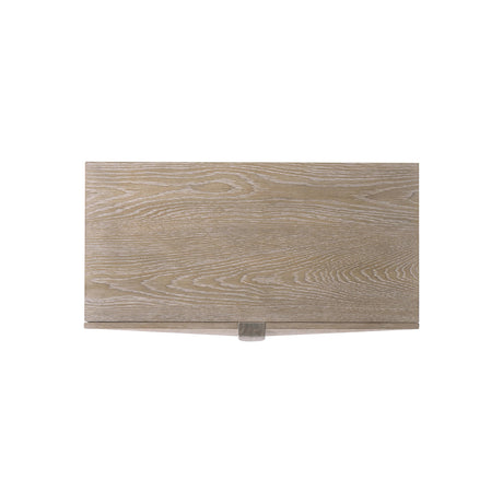 Aventura Frosted Nickel/Marcona Nightstand - Ornate Home