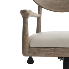 Aventura Marcona/Beige/Tan Office Chair - Ornate Home