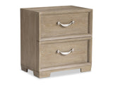Aventura Marcona Nightstand with Metal Handles - Ornate Home