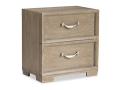 Aventura Marcona Nightstand with Metal Handles - Ornate Home
