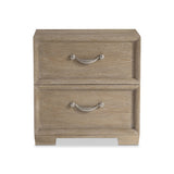 Aventura Marcona Nightstand with Metal Handles - Ornate Home