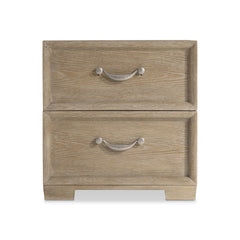Aventura Marcona Nightstand with Metal Handles - Ornate Home