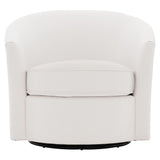 Aventura White/Cream Outdoor Swivel Chair - Ornate Home
