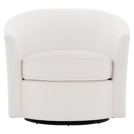 Aventura White/Cream Outdoor Swivel Chair - Ornate Home