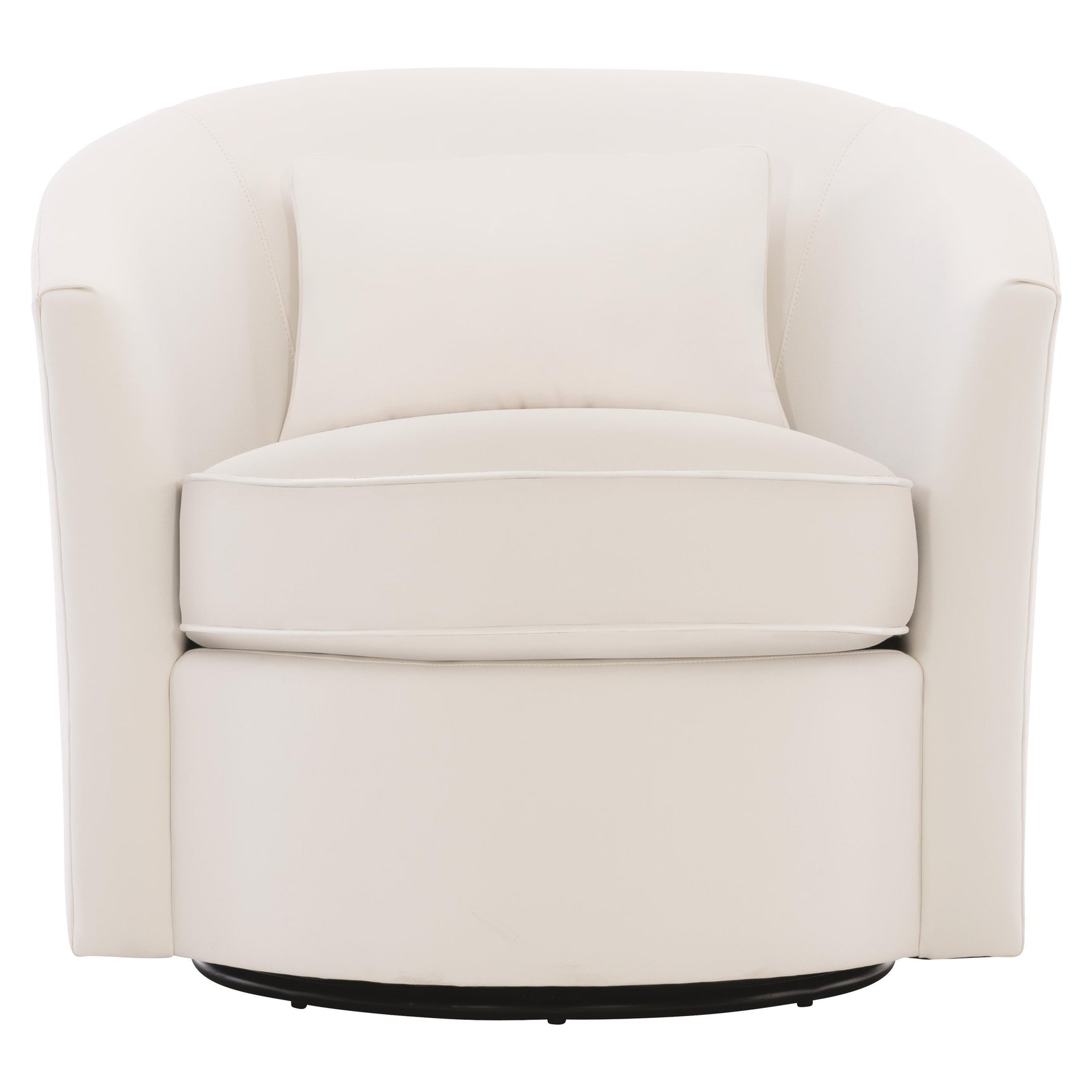 Aventura White/Cream Outdoor Swivel Chair - Ornate Home