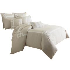 Avenue A Natural Comforter Set - Ornate Home