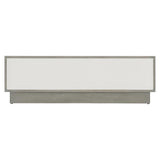 Avenue Cerused Greige/Lacquered White Cocktail Table - Ornate Home