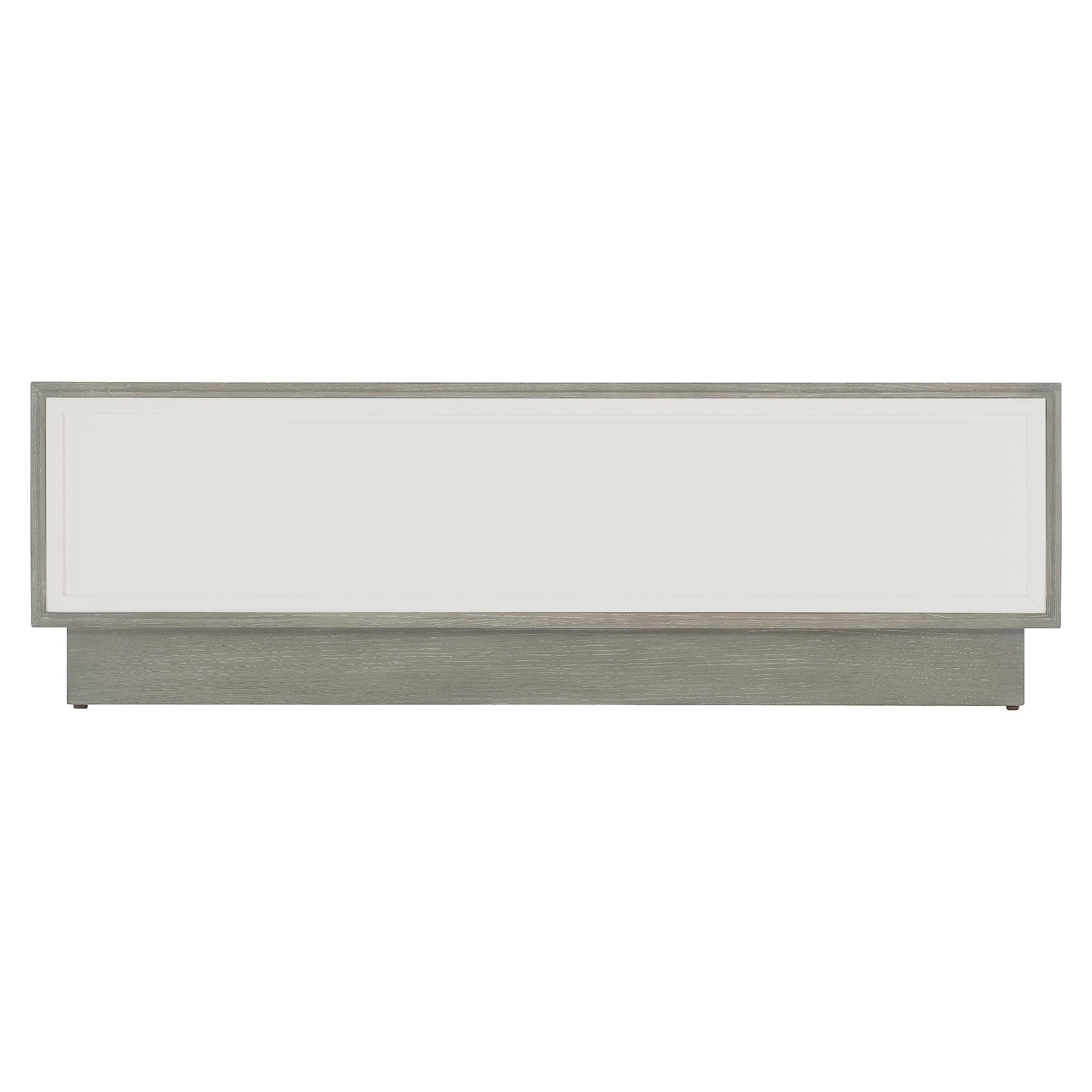 Avenue Cerused Greige/Lacquered White Cocktail Table - Ornate Home