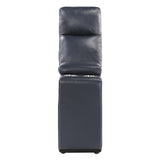 Avenue Navy 5-Piece Modular Reclining Sectional with Left Chaise - Ornate Home