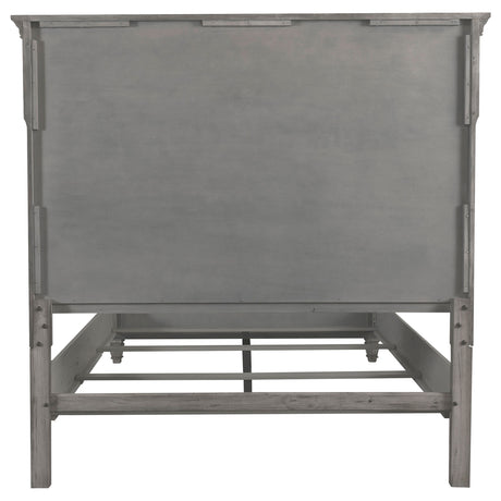 Avenue Weathered Grey California King Panel Bed - Ornate Home