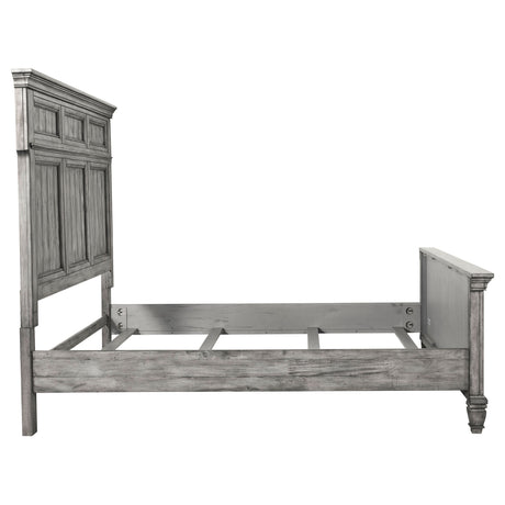 Avenue Weathered Grey California King Panel Bed - Ornate Home