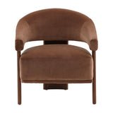 Averie Brown Occasional Chair - Ornate Home