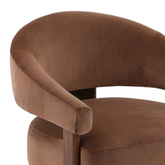 Averie Brown Occasional Chair - Ornate Home